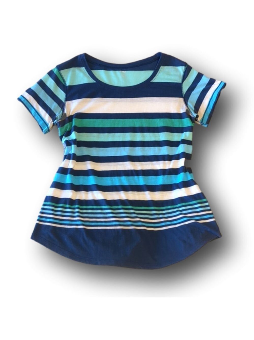 Striped shirt sleeve tee